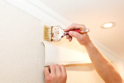 Pose de papier peint à Pleurtuit — revêtements muraux et toiles de verre